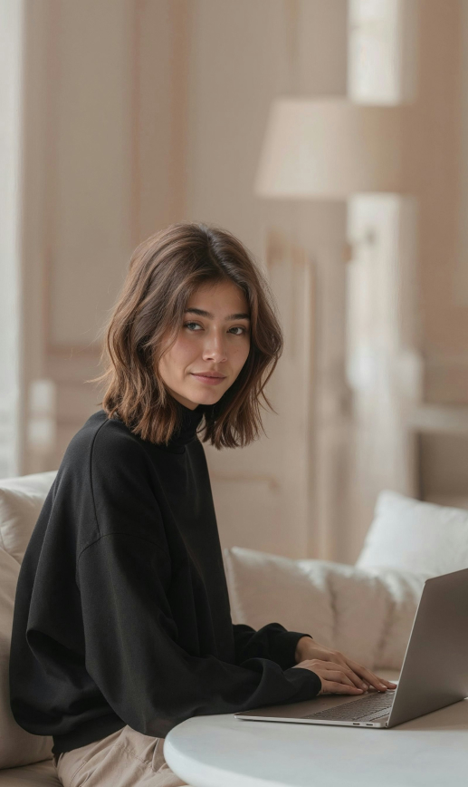 Employee that experiences the fordelene ved at bruge en software