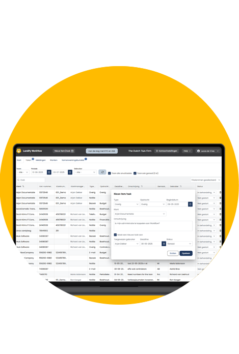 Accountancy dashboard BL