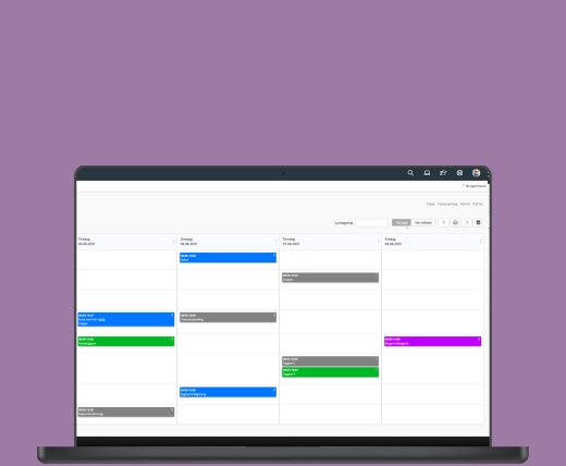 Planlæg alle dinne ressourcer