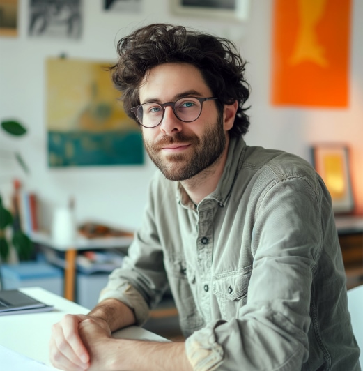 Bjorn Lunden Projektlederen working